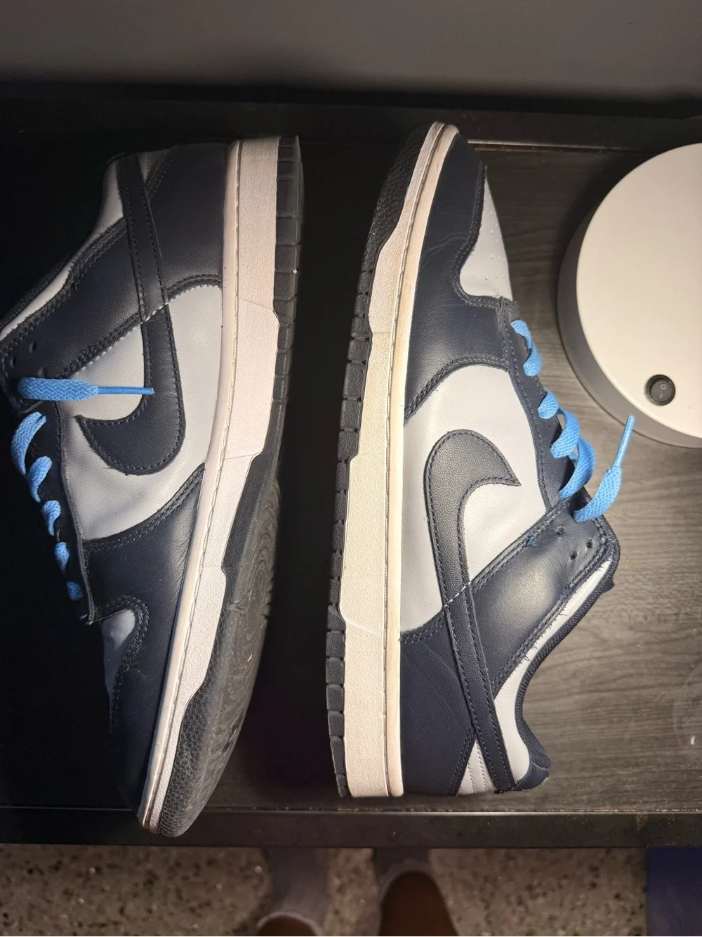 Nike Dunk Low 'Midnight Navy University Blue' M 12 with box